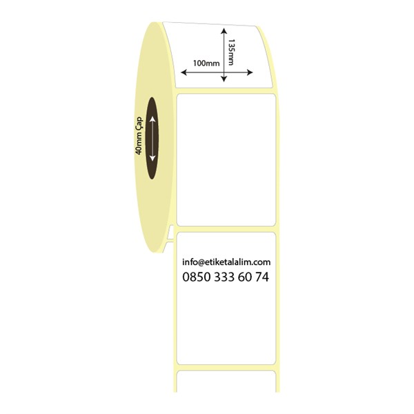 Lamine Termal (Sticker)100mm x 135mm Lamine Termal Etiket (Sticker)