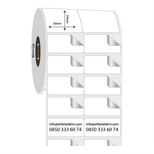 Fastyre Etiket (Sticker)50mm x 20mm 2'li Bitişik Fastyre Etiket